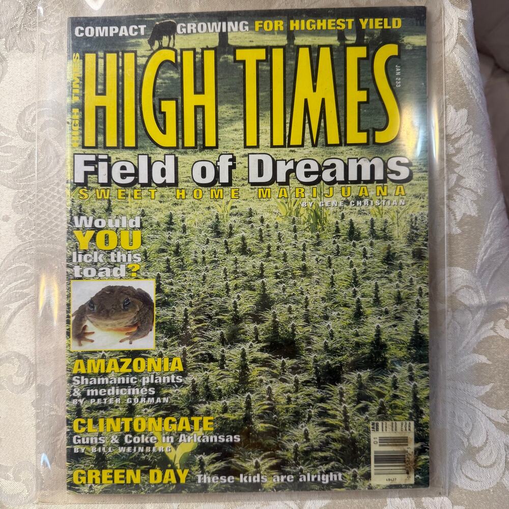High Times Magazine January 1995 Green Day Counterculture Vintage Issue